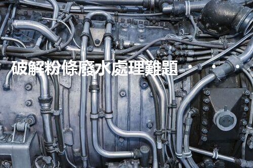 破解粉條廢水處理難題？資源化利用之路又在何方！